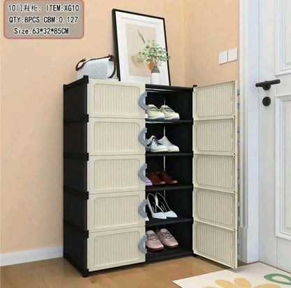 5 Layer Shoes, Hat & Storage Cabinet  Size 85 x63 x32 cm