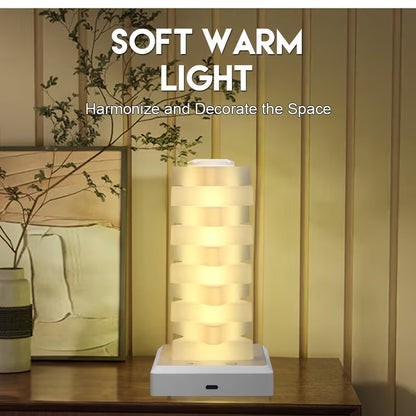 New Creative  Rechargeable LED Standing Bright Desk L Lamp Touch 6-Level Dimming Brightness USB Charging/RGB Ambient Light with Desktop Bottom