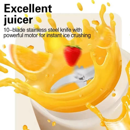 Rechargeable Portable Juicer with Digital Display (Random Colours Available)