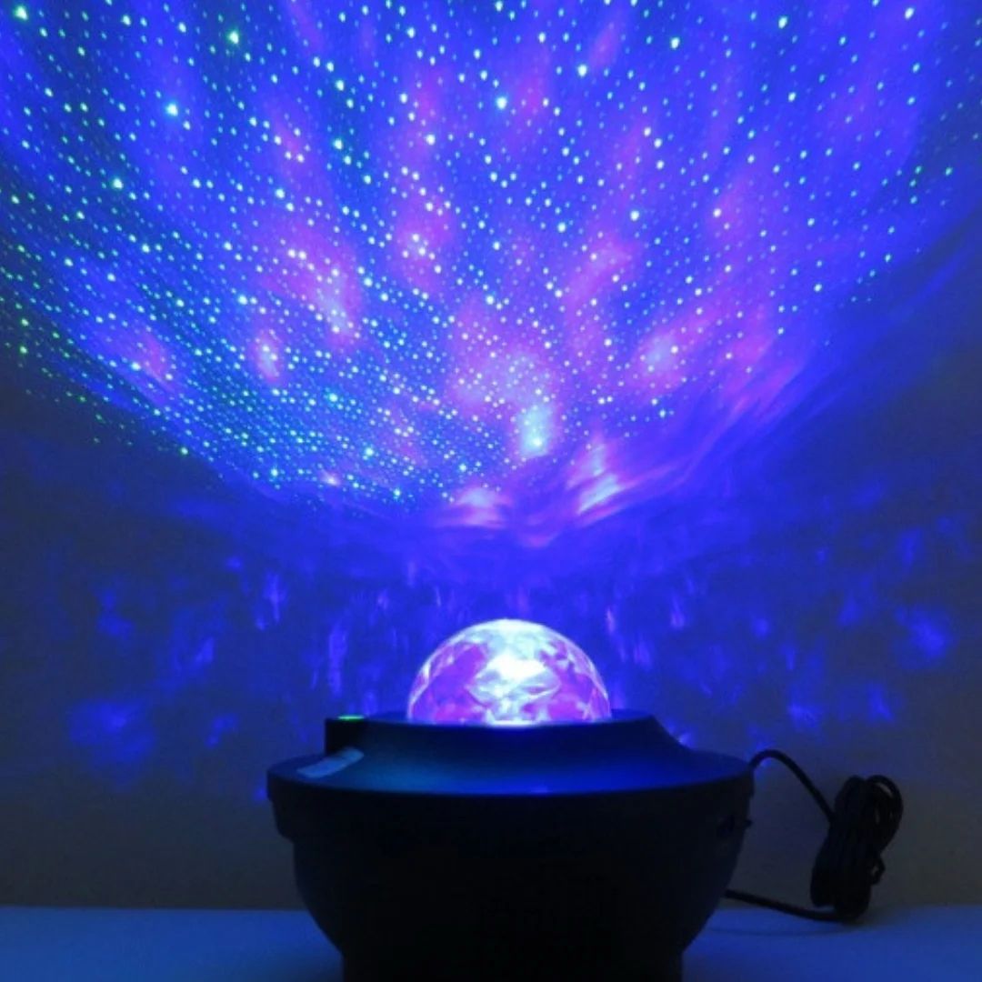 Galaxy Projector Lamp With Music Bluetooth Speaker, Adjustable Brightness And 21 Lighting Modes (Big Size)