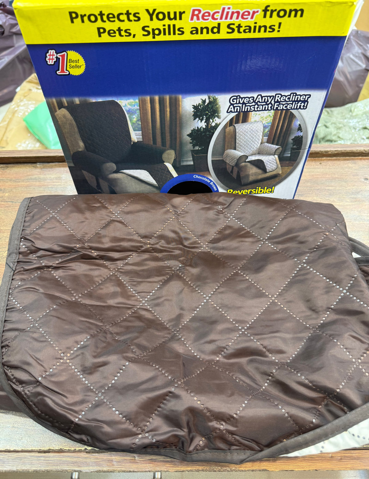 Reversible Single Sofa Protection Cover