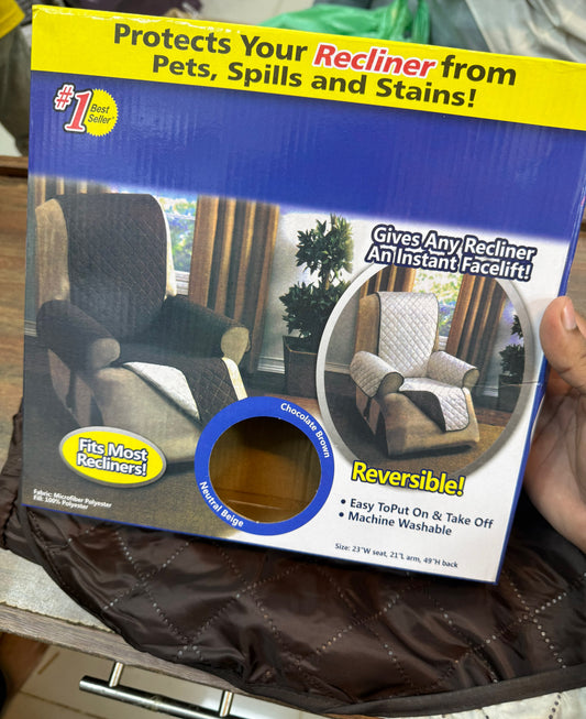 Reversible Single Sofa Protection Cover