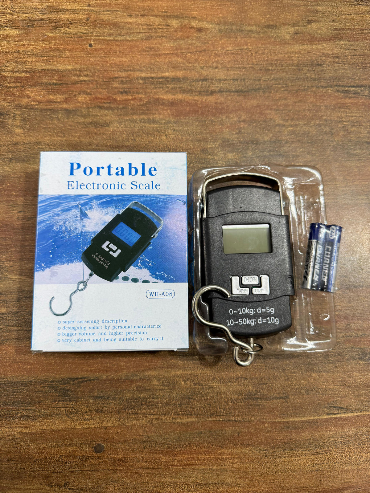 Portable 50 kg Capacity Luggage Scale Digital Weighing Travel Bag Weight Checker Hanging Weight Scale