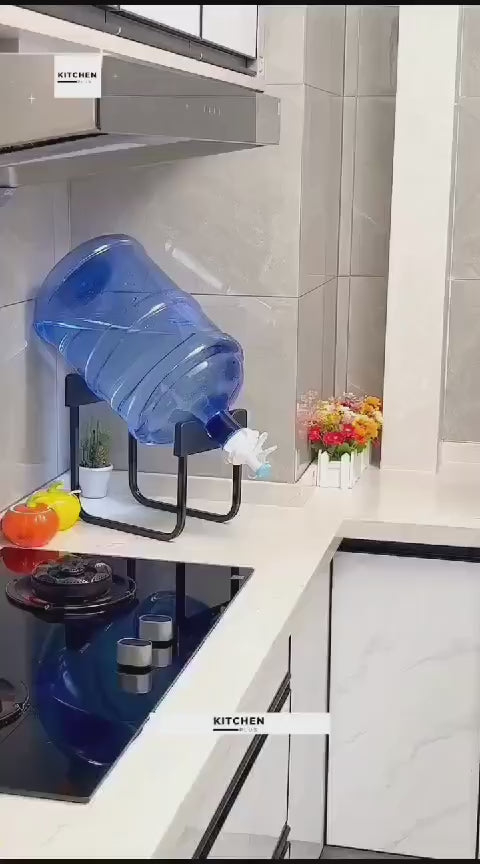 METAL STAND 19L WATER BOTTLE WITH WATER TAP With NOZZLE